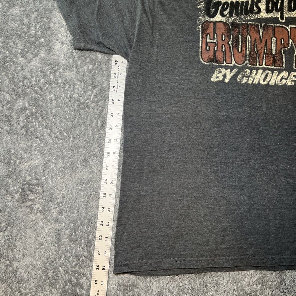 Grumpy Disneyland Resort Mens XL T Shirt "Genius by Birth , Grumpy by Choice" - Picture 6 of 16
